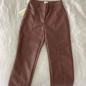 Aritzia - Leather Pants